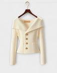 Warm Textured Knit Jacket for Women