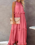 Soft Ruffle Casual Dress – Lightweight, Flowy Summer Style Perfect for Travel & Everyday Elegance