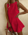Chic Wave Edge Mini Dress