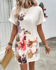 Casual Placement Print Dress