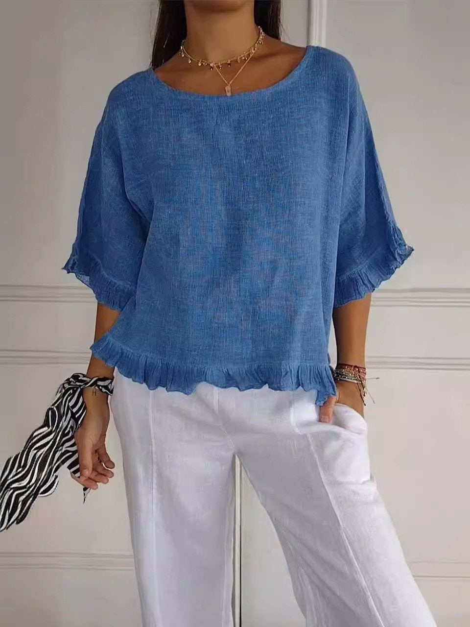 Fresh Bloom Elegant Blouse