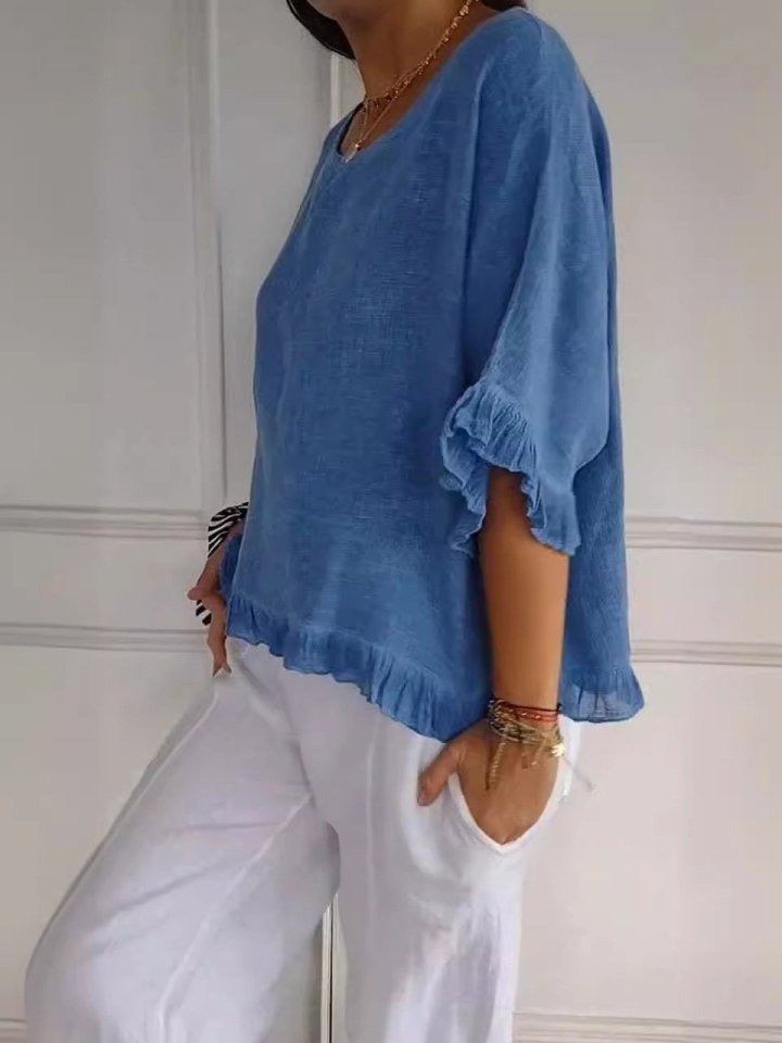 Fresh Bloom Elegant Blouse