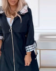 Hooded Jacket Trench Coat