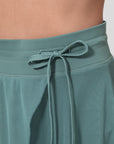 Flowy Pleated A-Line Midi Skirt