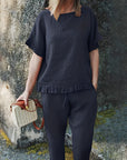 Casual Long-Sleeved Two-Piece Set