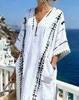 Bohemian Flowy V-Neck Dress