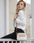 Refined Leather Shoulder Bag