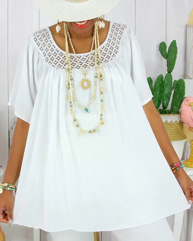 Summer Cloth With Short Sleeve Dress