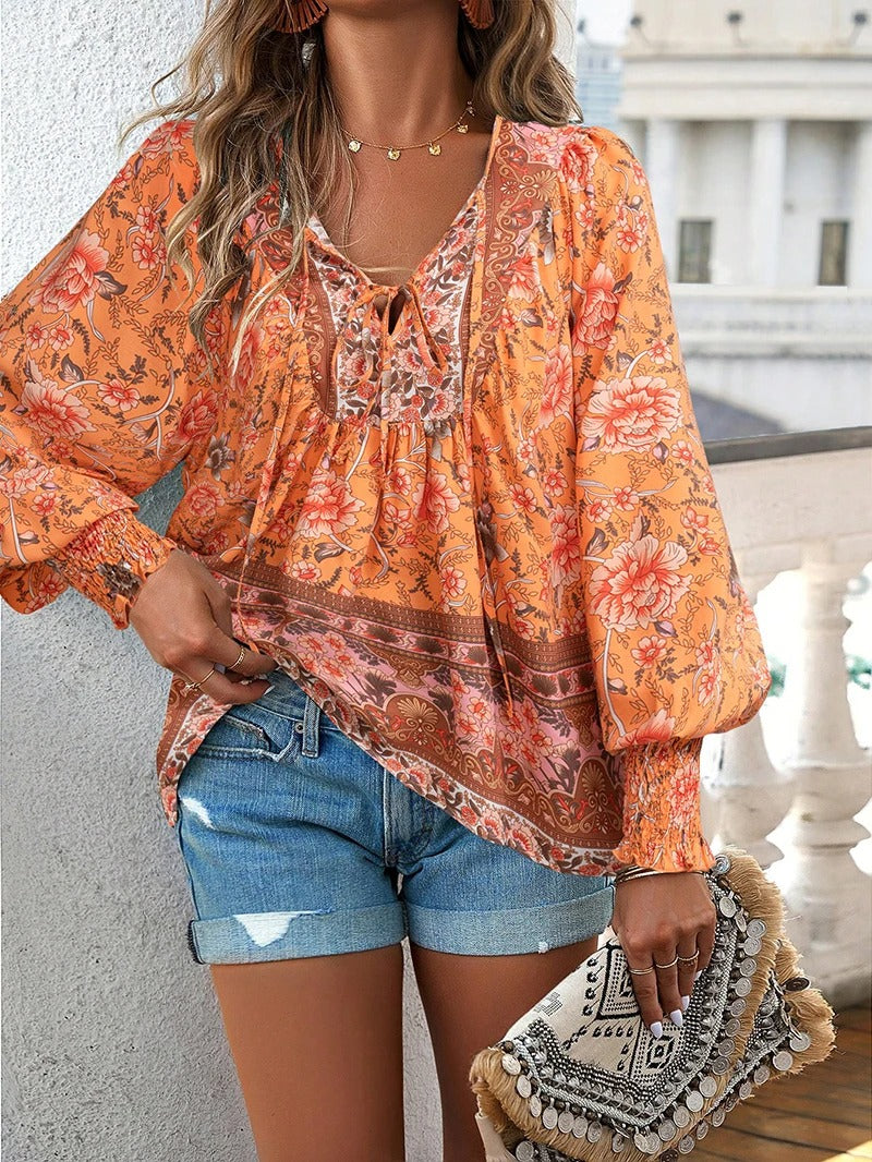 Fresh Look Floral Blouse with Casual Charm