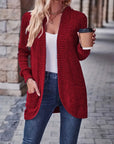 Chic Casual Ribbed Long-Sleeve Top