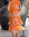 Elegant bohemian long dress