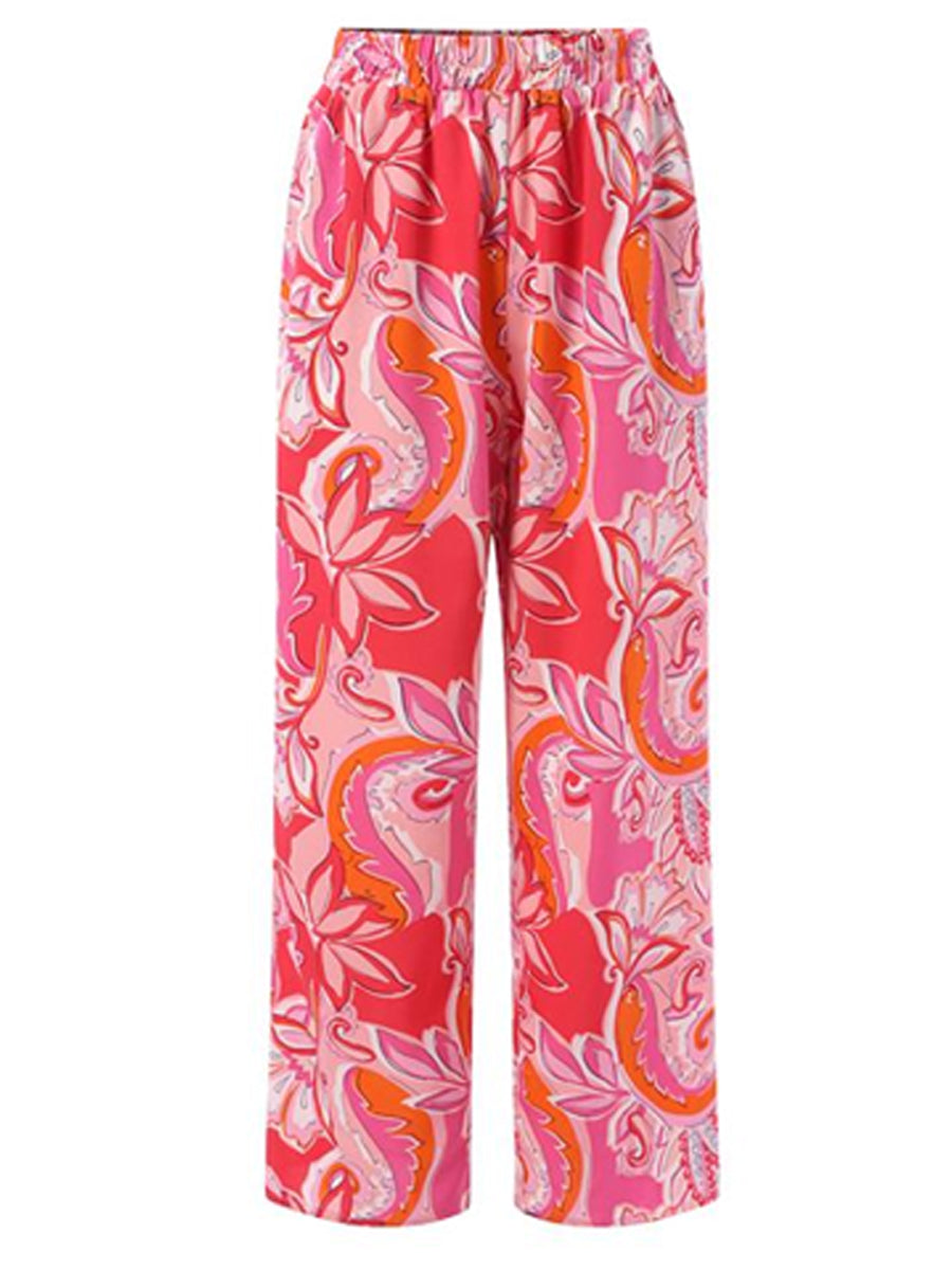 Fashion Print Loose Casual Two Piece-set