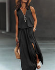 Simple Comfort-Focused Long Dress
