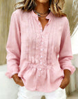 Commute-Casual Gathered Blouse