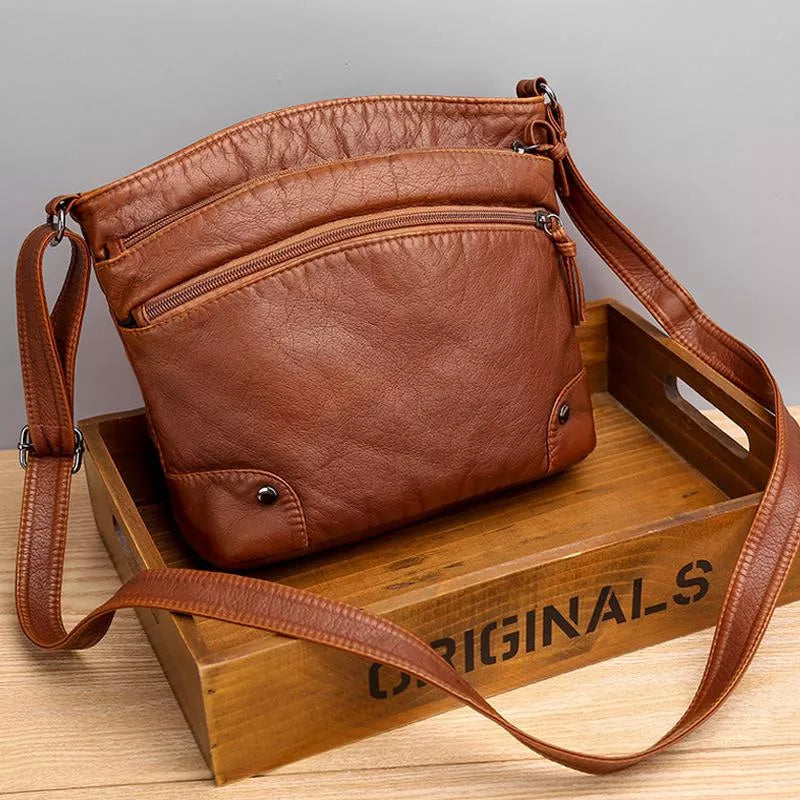 Refined Shoulder Bag with Soft Structure