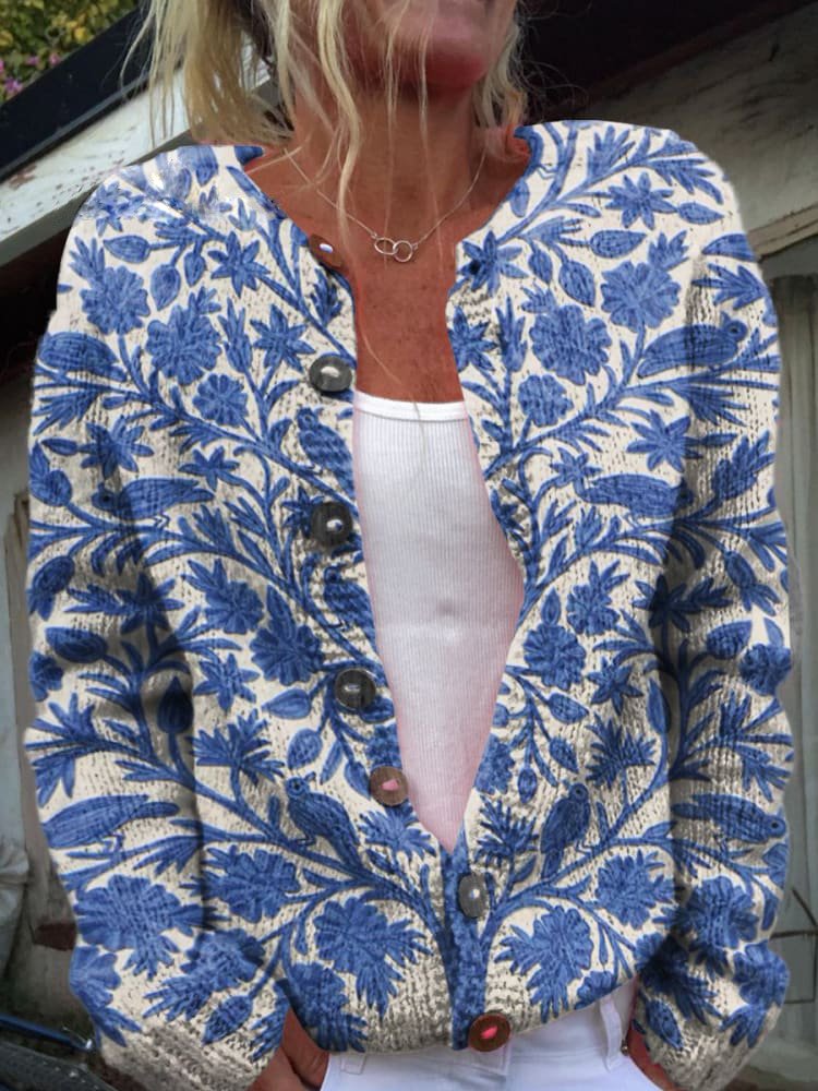 Elizabeth Warm Cardigan with Elegant Drape