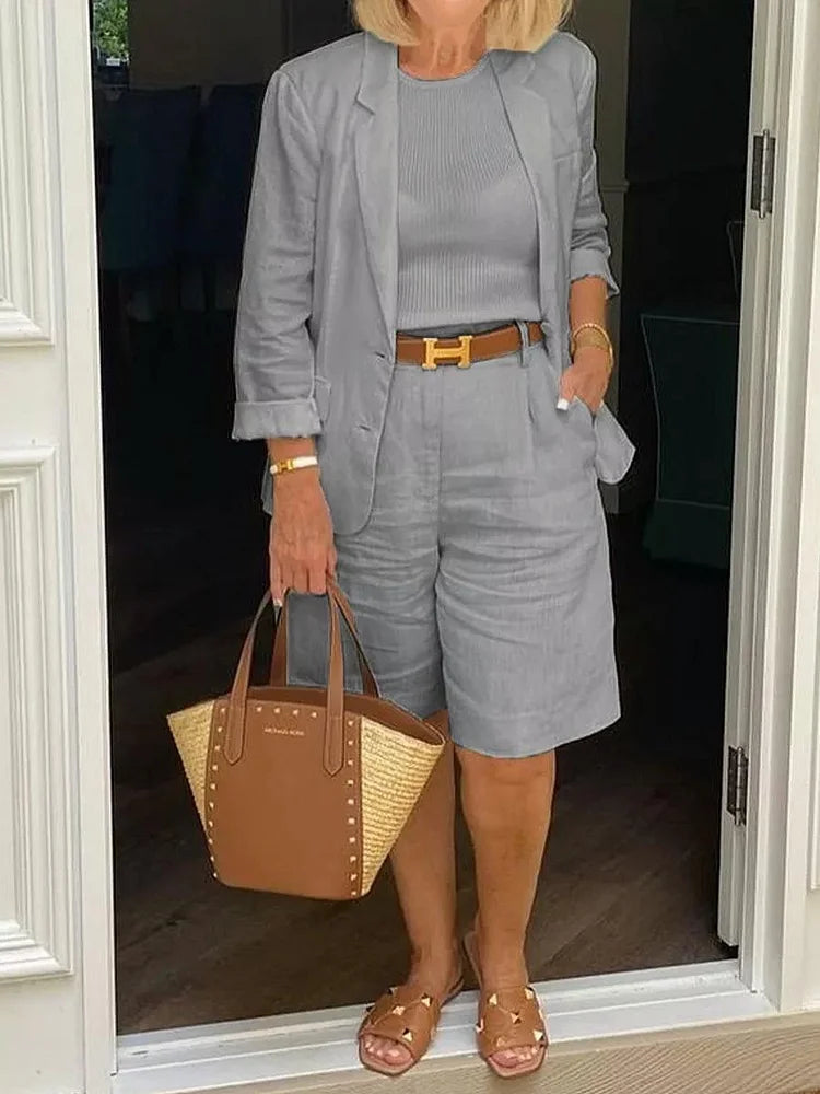 Casual Long Sleeve Two-Piece Set