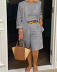 Casual Long Sleeve Two-Piece Set