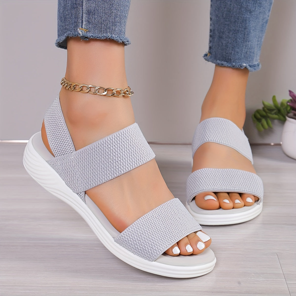 Breathable Stretch Sandals for Daily Wear