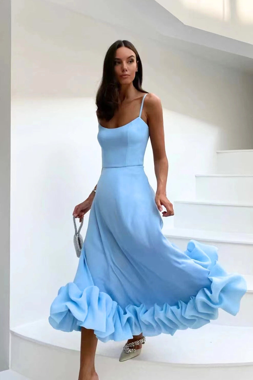 Flowy A-Line Dress With Graceful Fit