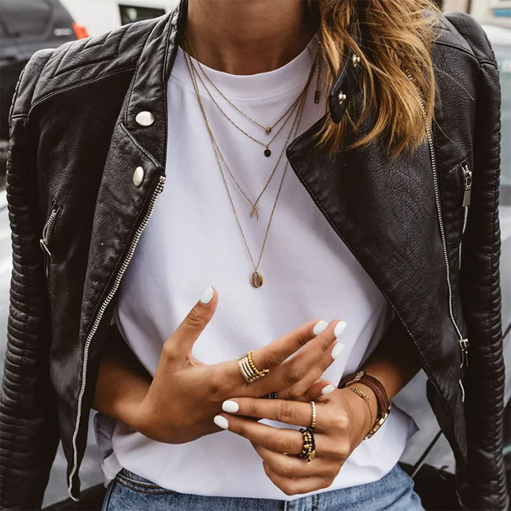 Stylish Biker Leather Jacket