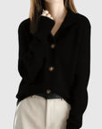Adele Cardigan Sweater | Soft Knit, Collared Design for Women 2