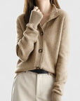 Adele Cardigan Sweater | Soft Knit, Collared Design for Women 4