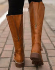 Ava Women's Knee High Boots | Classic Design, Orthopedic Support 5