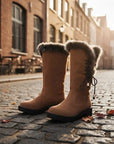 Avery Knee-High Winter Boots | Fur Trimmed, Cushioned Support for Women 1