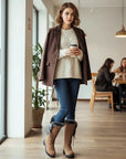 Avery Knee-High Winter Boots | Fur Trimmed, Cushioned Support for Women 4