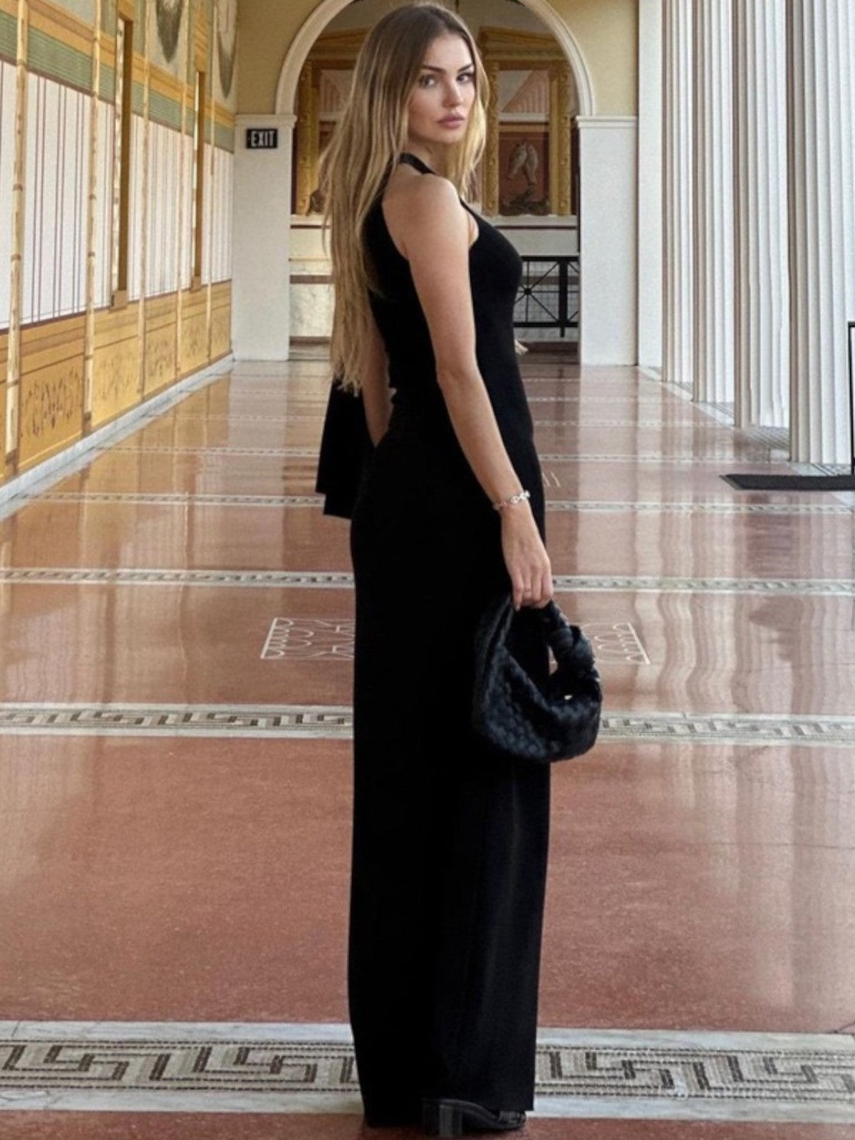 Flowy Sleeveless Longline Maxi Dress