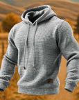 Bexley Pullover Hoodie | Textured Waffle Knit, Relaxed Fit for Men 1