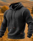 Bexley Pullover Hoodie | Textured Waffle Knit, Relaxed Fit for Men 3