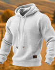 Bexley Pullover Hoodie | Textured Waffle Knit, Relaxed Fit for Men 4