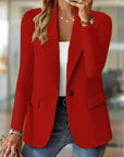 Chic Structured Fit Blazer Jacket