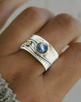 Ocean Blue Sapphire Style Ring
