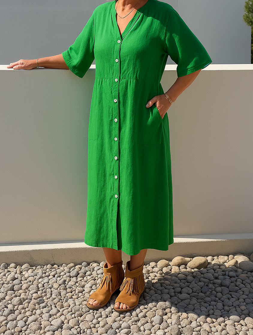 Everyday Shirt Dress with Relaxed Silhouette
