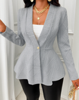 Cross-Border Long Coat with Buttons
