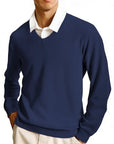 Cleo Classic Sweater | V-Neck, Ribbed Knit for Men and Women 12