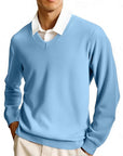 Cleo Classic Sweater | V-Neck, Ribbed Knit for Men and Women 4