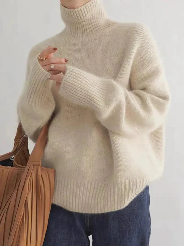 Soft and Elegant Cashmere Turtleneck Sweater