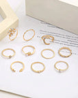 Silver and Gold Ring Set