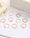 Silver and Gold Ring Set