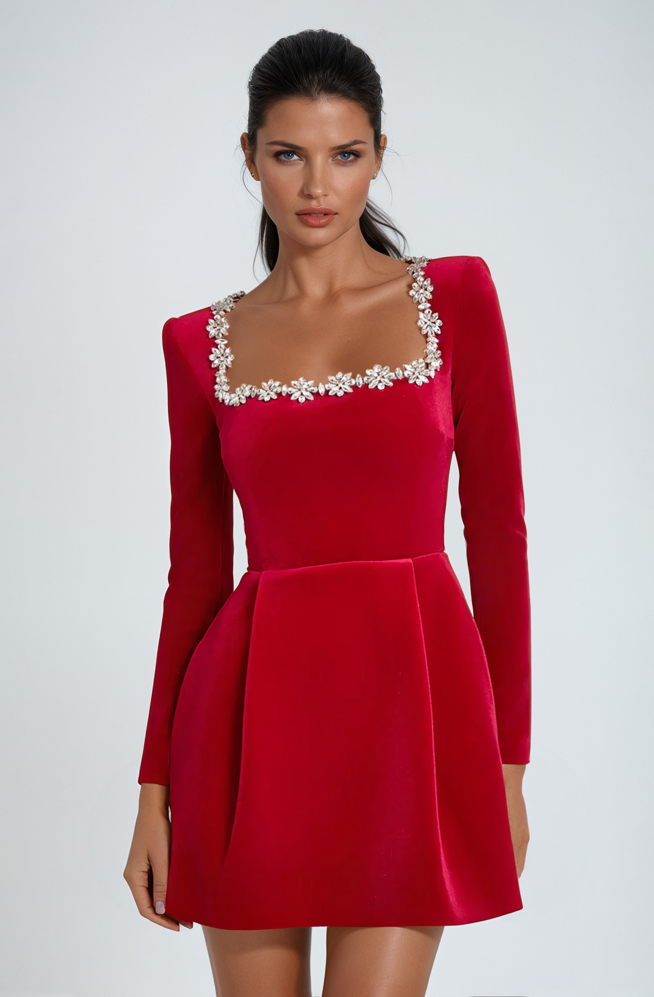Mini Cocktail Dress With Elegance