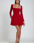 Mini Cocktail Dress With Elegance