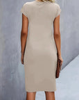 Soft Knit Round Neck Dress