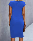 Soft Knit Round Neck Dress