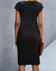 Soft Knit Round Neck Dress