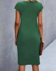 Soft Knit Round Neck Dress