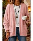 Evangeline Long Cardigan | Lightweight, Open-Front Layer with Pockets 0
